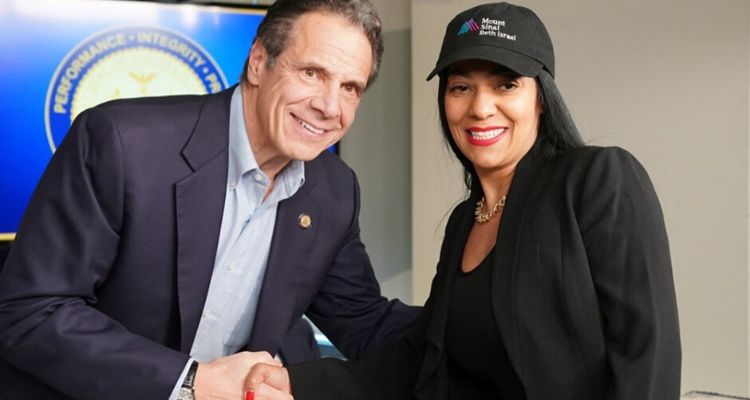 image of Lyse Aybar with Governor Andrew Cuomo